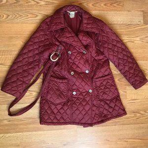 Vintage Quilted Coat Jacket